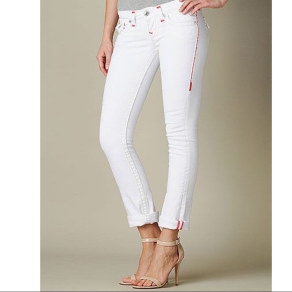 True Religion Denim - ‼️SOLD‼️Straight Leg Women white True ReligionJean